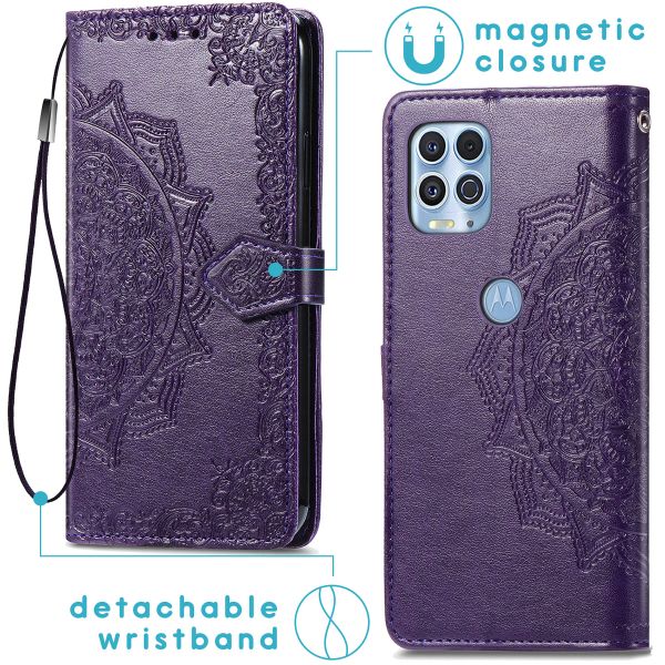 imoshion Etui de téléphone Mandala Motorola Moto G100 - Violet