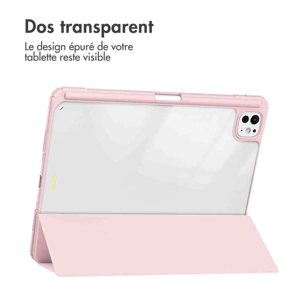 imoshion Coque tablette rigide Trifold Apple iPad Pro 11 (2024) M4 - Rose