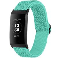 imoshion Bracelet élastique en nylon Fitbit Charge 3 / 4 - Menthe verte