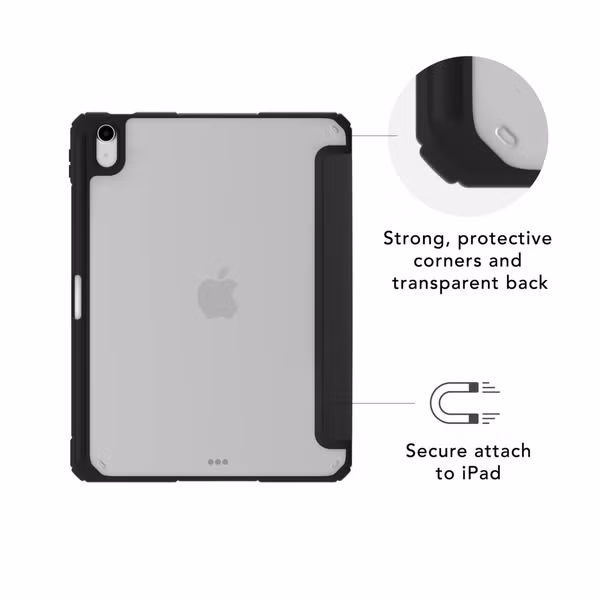 dbramante1928 Coque tablette Londen ICON Apple iPad 11 (2025) 11 pouces A16 / iPad 10 (2022) 10.9 pouces - Midnight