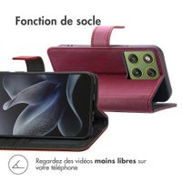 imoshion Étui de télephone portefeuille Motorola Edge 70 - Bordeaux