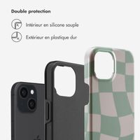 Selencia Coque arrière Vivid Tough iPhone 15  - Groovy Sage Green