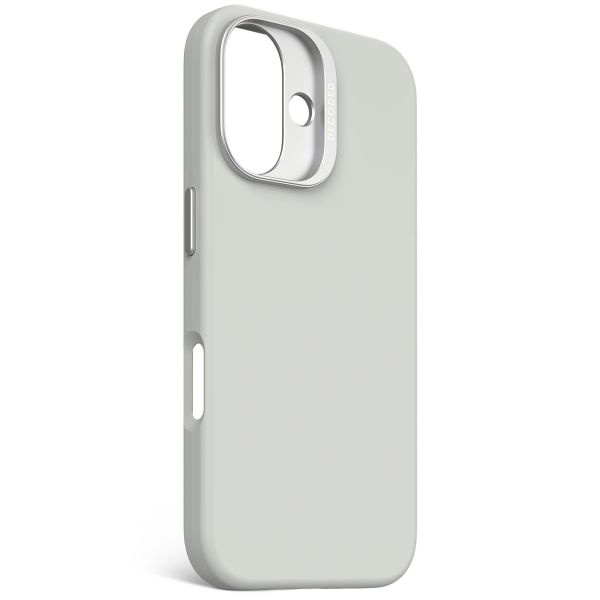 Decoded Coque en silicone MagSafe iPhone 16 - Stone Grey