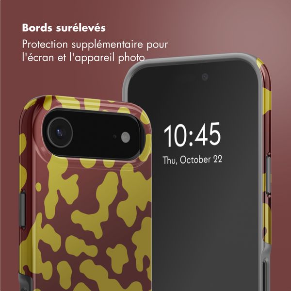 Selencia Coque arrière Vivid avec MagSafe Apple iPhone Air - Moo'd Olive Dust