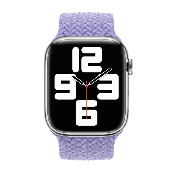 Apple Bracelet Solo tressé Apple Watch | 38/40/41/42 mm - Taille 5 - Lavender
