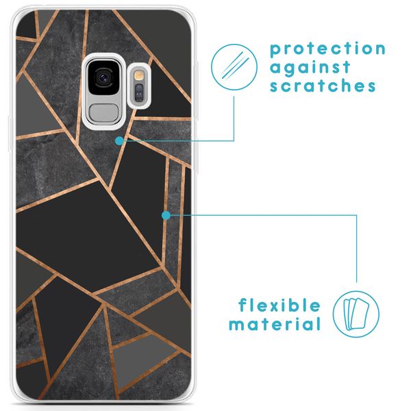 imoshion Coque Design Samsung Galaxy S9 - Black Graphic