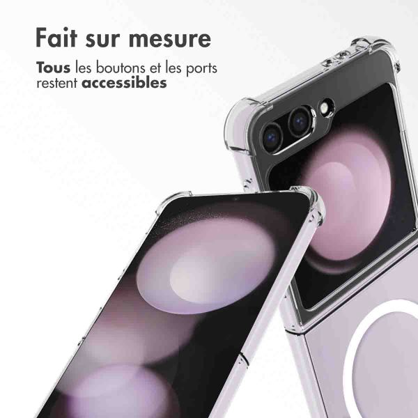 imoshion Coque Rugged clear avec MagSafe Samsung Galaxy Z Flip 6 - Transparent