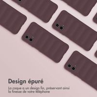 imoshion Coque arrière EasyGrip Motorola Moto G34 - Aubergine