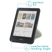 imoshion Étui de liseuse portefeuille design Pliable Kobo Clara Colour / BW - Floral Green