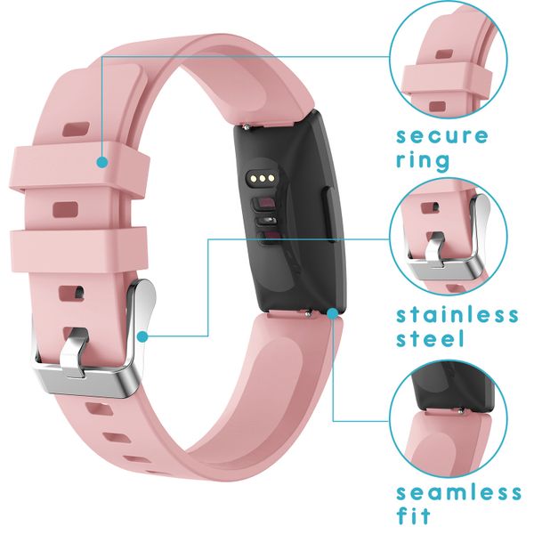 imoshion Bracelet silicone Fitbit Inspire - Rose