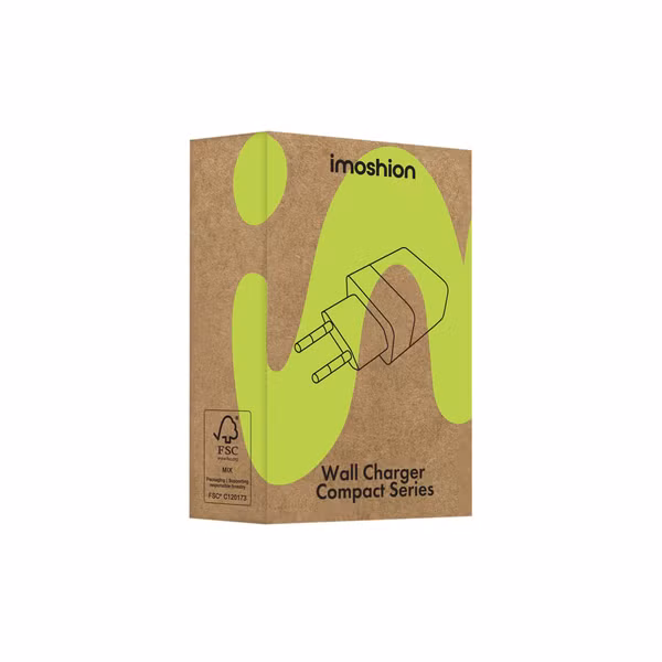 imoshion Adapteur secteur - Chargeur - USB-C + USB-A - Power Delivery et Quick Charge - 35W - Noir
