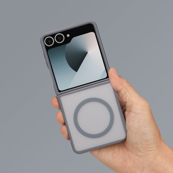 imoshion Coque Color Guard avec MagSafe Samsung Galaxy Z Flip 7 - Gris