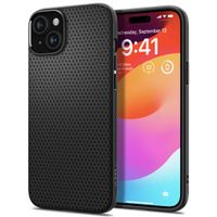 Spigen Coque Liquid Air iPhone 15 - Matte Black