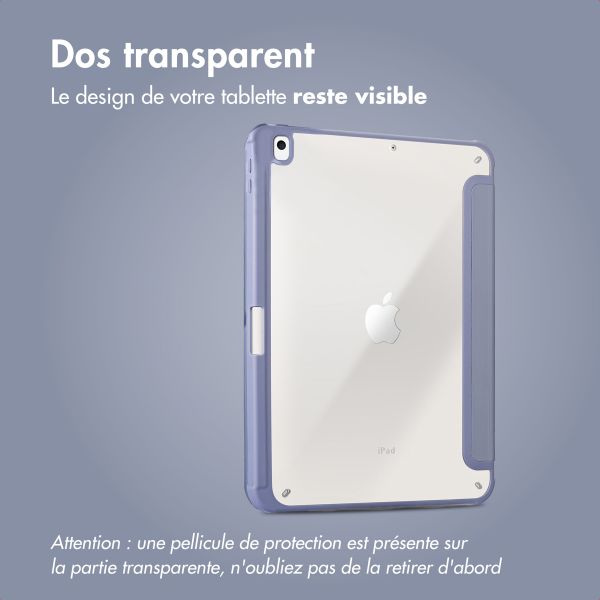 imoshion Coque tablette Origami iPad 9 (2021) 10.2 pouces / iPad 8 (2020) 10.2 pouces / iPad 7 (2019) 10.2 pouces - Lavender