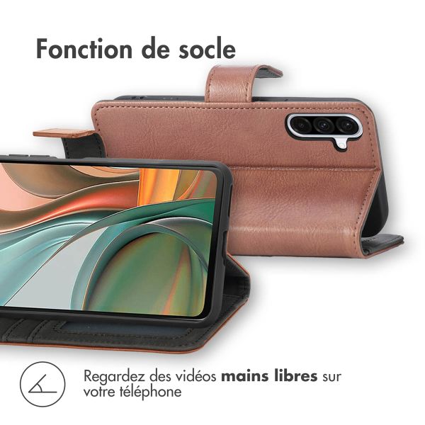 imoshion Étui de télephone portefeuille Samsung Galaxy A36 - Marron