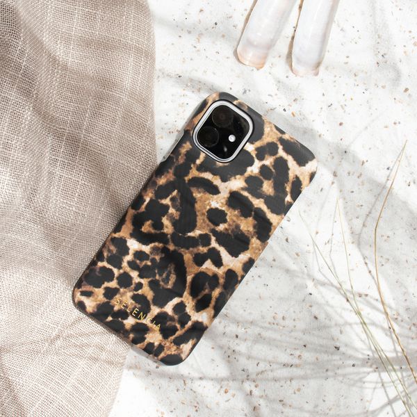 Selencia Coque Maya Fashion iPhone 12 Mini - Brown Panther