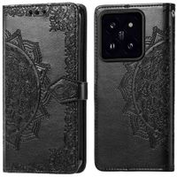 imoshion Etui de téléphone portefeuille Mandala Xiaomi 14T Pro - Noir