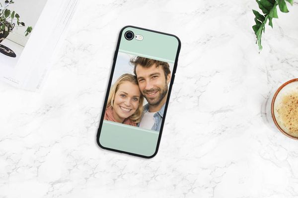 Concevez votre propre coque en gel Apple iPhone 6(s) Plus - Noir