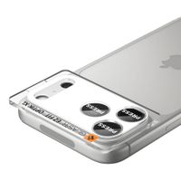Spigen GLAStR EZ Fit Optik protection caméra pour Apple iPhone 17 Pro Max - Silver