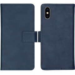 imoshion Étui de télephone portefeuille de luxe Apple iPhone X / Xs - Bleu foncé