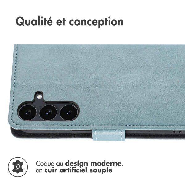 imoshion Étui de télephone portefeuille Samsung Galaxy S25 FE - Bleu clair