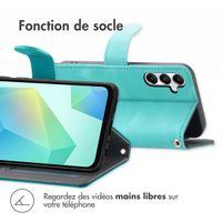 imoshion Etui de téléphone portefeuille avec cordon Samsung Galaxy A26 - Turquoise