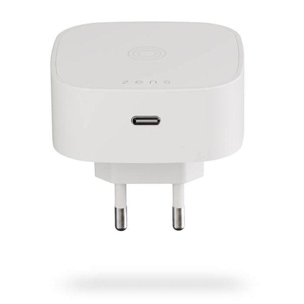 Zens Adaptateur de charge sans fil magnétique | Compatible avec MagSafe et Qi2 - Blanc