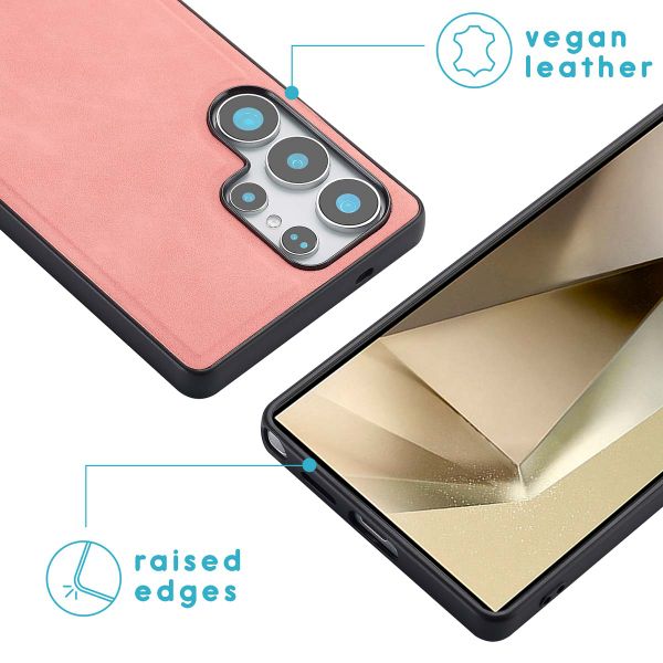 imoshion Etui de télephone luxe 2-en-1 amovible Samsung Galaxy S25 Ultra - Rose