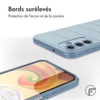 imoshion Coque arrière EasyGrip Samsung Galaxy A14 (5G/4G) - Bleu clair