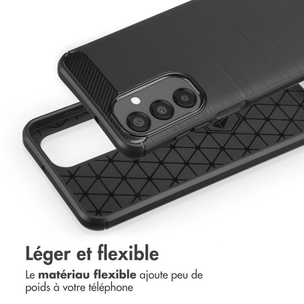 imoshion Coque Brushed Samsung Galaxy A26 - Noir