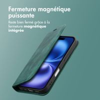 imoshion Étui de téléphone portefeuille Slim Apple iPhone 16 - Vert