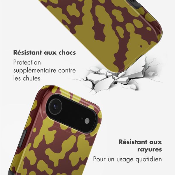 Selencia Coque arrière Vivid avec MagSafe Apple iPhone Air - Moo'd Olive Dust