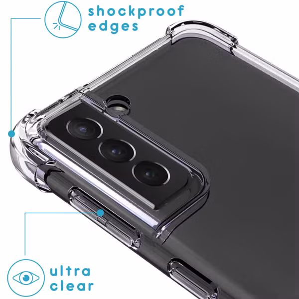 imoshion Coque avec dragonne Samsung Galaxy S21 Plus - Noir & Doré