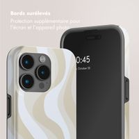 Selencia Coque arrière Vivid avec MagSafe Apple iPhone 15 Pro Max - Desert Waves Beige