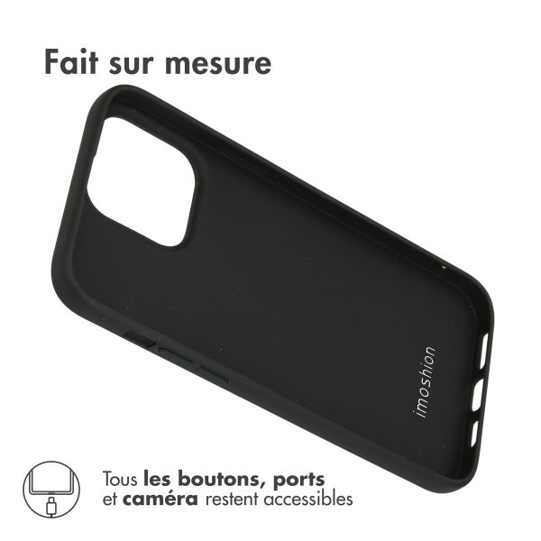 imoshion Coque Couleur Apple iPhone 14 Pro Max - Noir