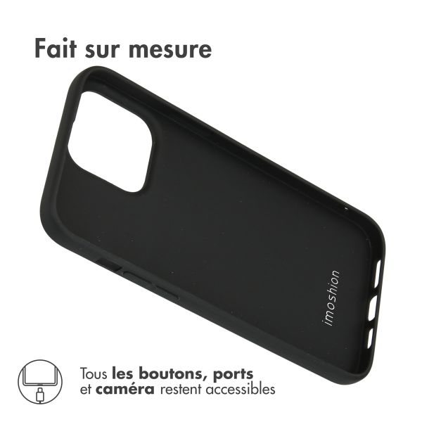 imoshion Coque Couleur iPhone 14 Pro Max - Noir