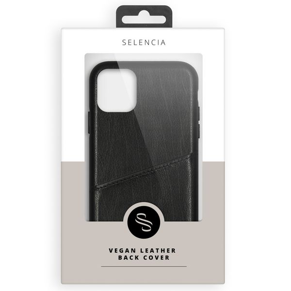 Selencia Coque arrière en cuir végétalien Vayu iPhone 12 (Pro)