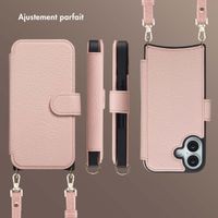 Selencia Étui Riva avec MagSafe et cordon de téléphone Apple iPhone 17 - Old Pink