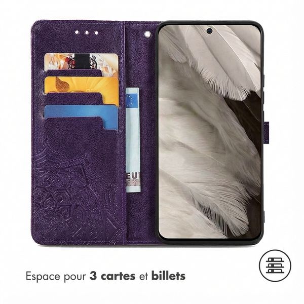 imoshion Etui de télephone Mandala Google Pixel 8 - Violet