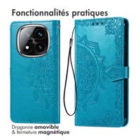 imoshion Etui de télephone Mandala Xiaomi Redmi Note 14 Pro (4G) - Turquoise