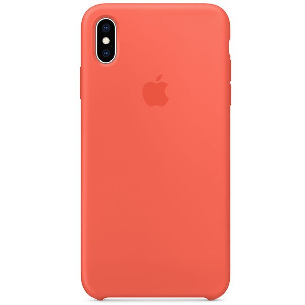 Apple Coque en silicone iPhone Xs Max - Nectarine