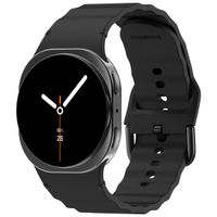 imoshion Bracelet Wave en silicone Samsung Galaxy Watch 8 (40/44mm) / Classic (46mm) - Noir