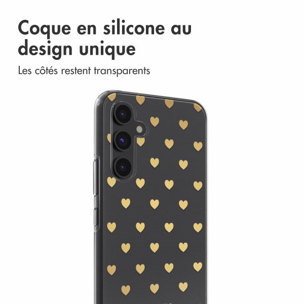 imoshion Coque Design Samsung Galaxy A54 (5G) - Golden Hearts