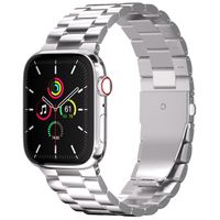 imoshion Bracelet en acier Apple Watch Series 1 á 10 / SE / Ultra (2) (44/45/46/49 mm) - Argent