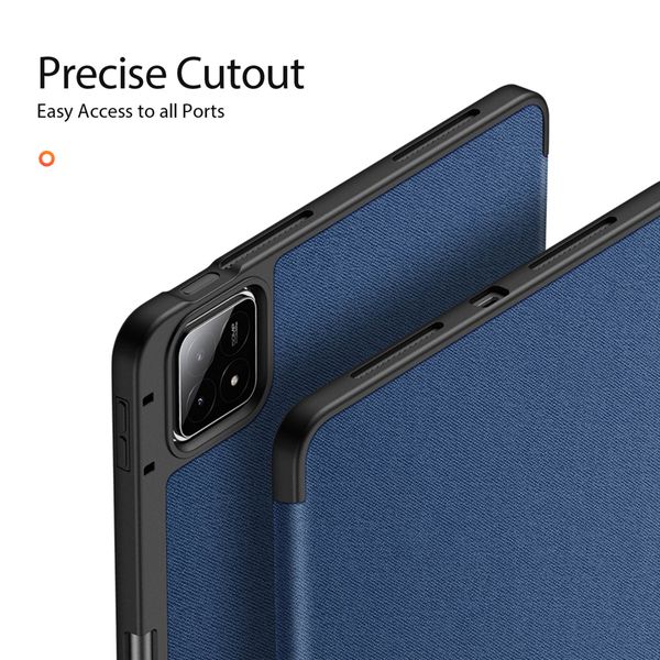 Dux Ducis Coque tablette Domo Xiaomi Pad 6S Pro 12.4 - Bleu foncé