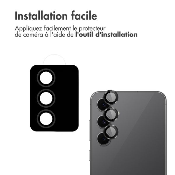imoshion Protection d'objectif d'appareil photo (pack de 2) pour Samsung Galaxy S25 FE - Noir