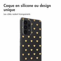 imoshion Coque Design Samsung Galaxy A53 - Golden Hearts