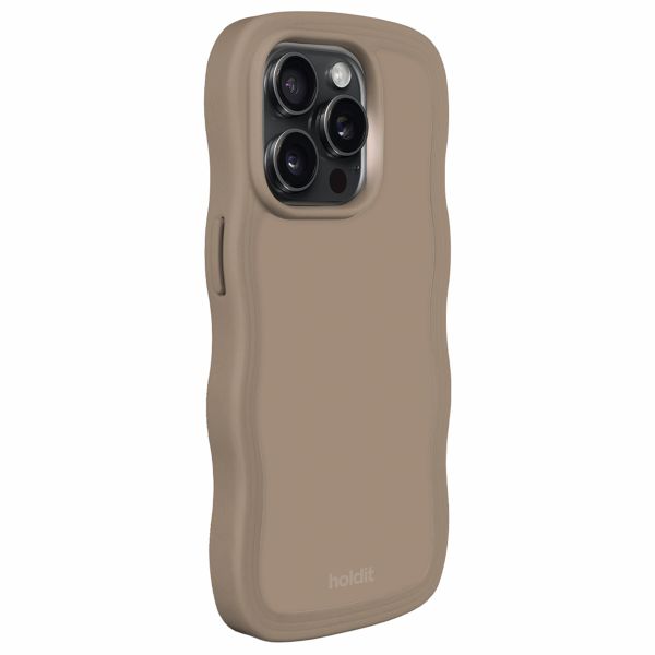 Holdit Coque Wavy Apple iPhone 15 Pro Max - Mocha Brown
