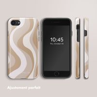 Selencia Coque arrière Vivid Tough iPhone SE (2022 / 2020) / 8 / 7 - Desert Waves Beige