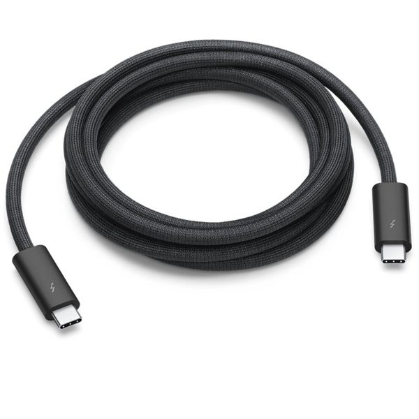 Apple ﻿Thunderbolt 3 Pro Cable - Câble de charge pour Apple MacBooks - 2 mètres - Noir